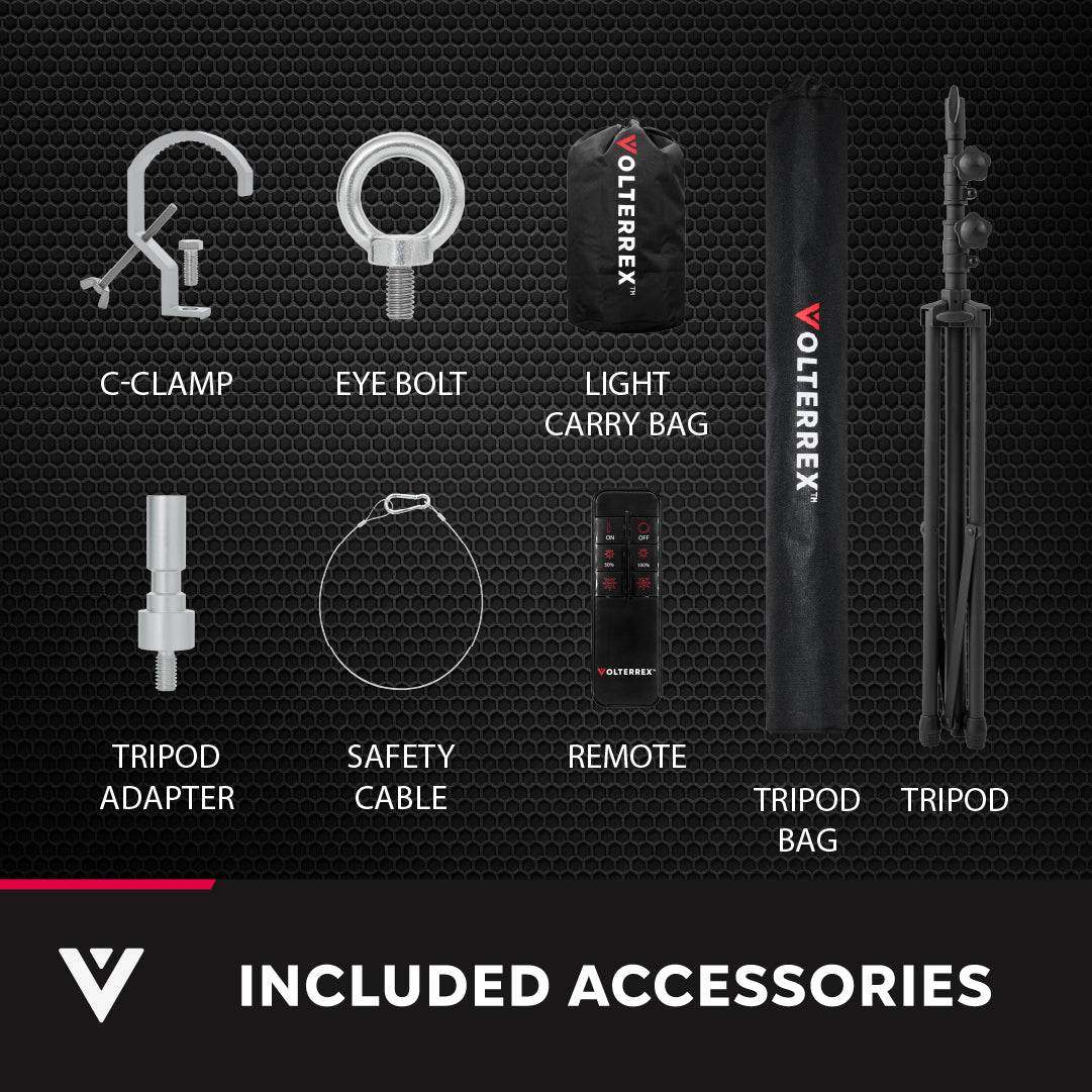 7,800 Lumens LED Glare-Free Diffused Work Light Kit