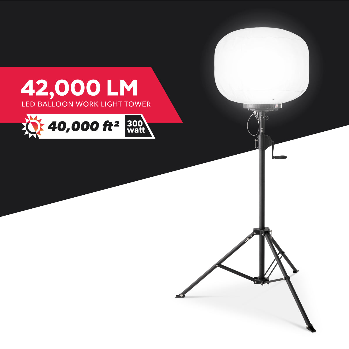 42,000 Lumens LED Balloon Light Tower