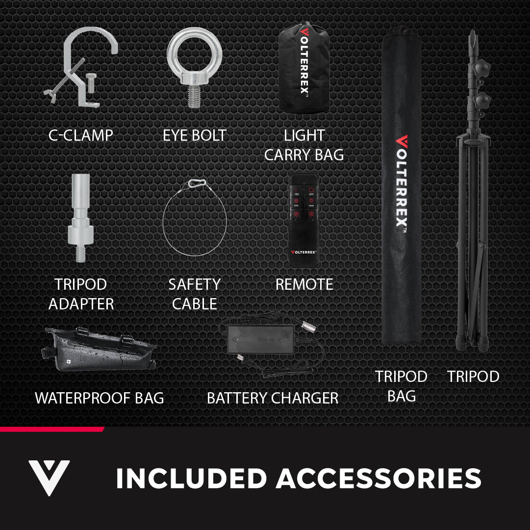 13,000 Lumens LED Glare-Free Diffused Work Light Kit