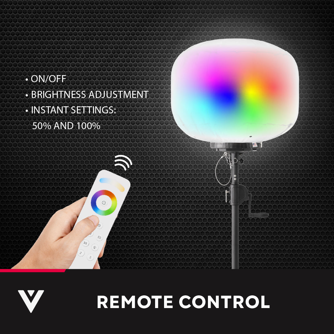 20,000 LM Multi-Color LED Glare-Free Diffused Work Light Kit