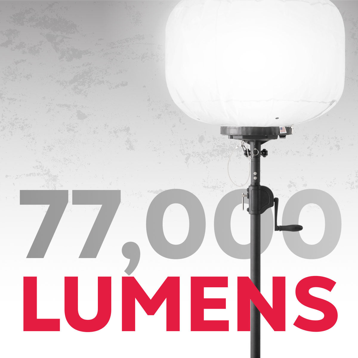 77,000 Lumens High Efficiency LED Balloon Light Tower