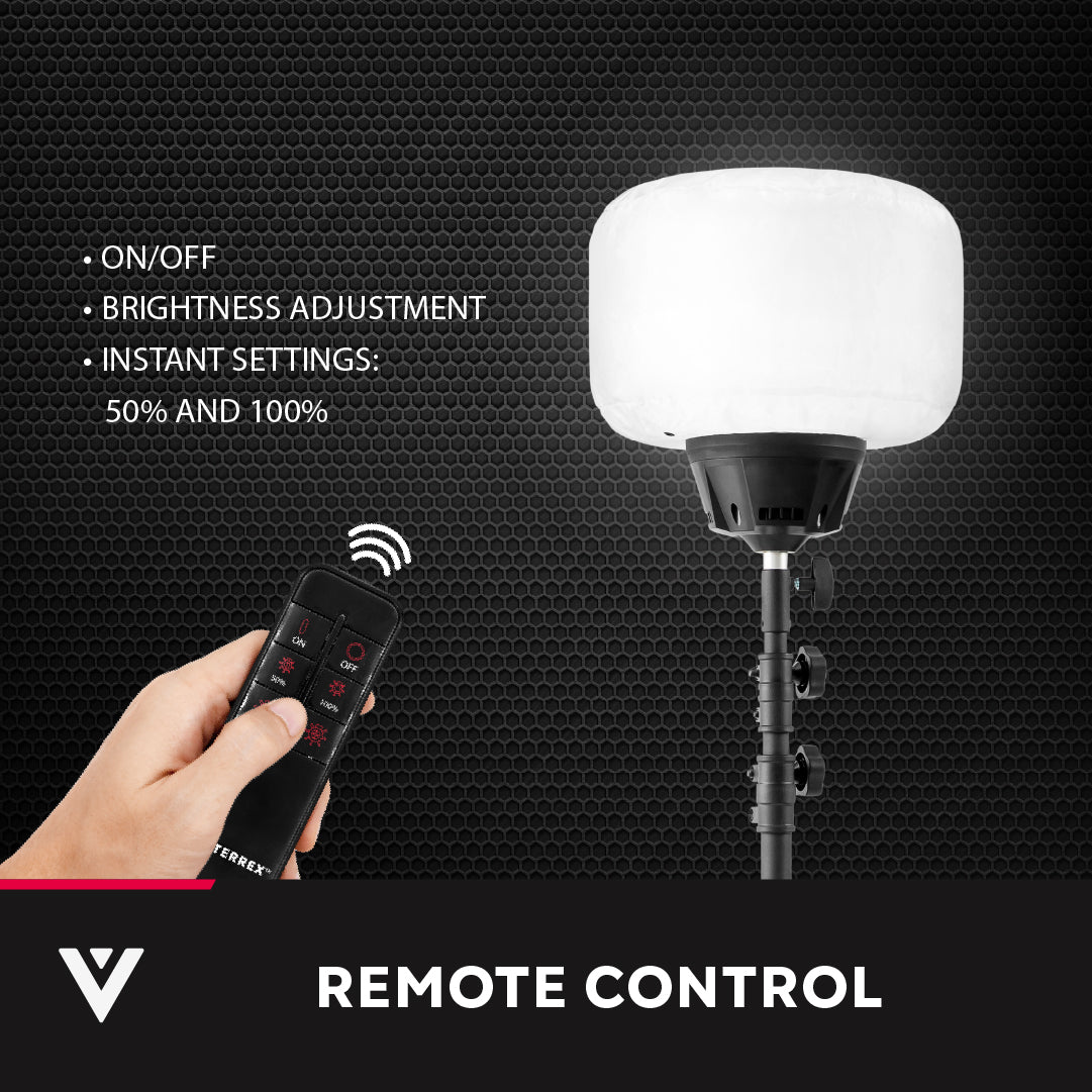 7,800 Lumens LED Glare-Free Diffused Work Light Kit