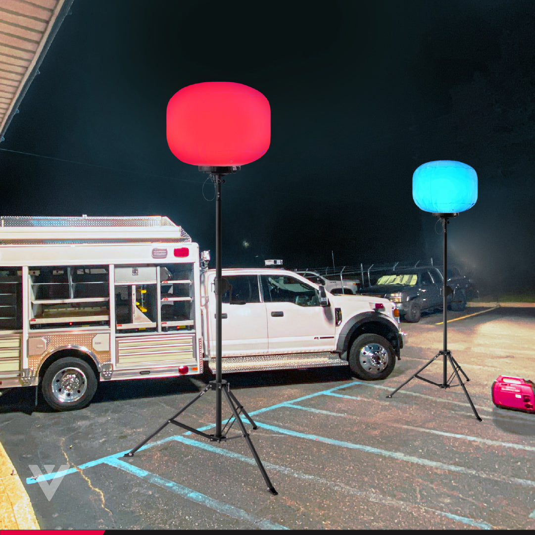20,000 LM Multi-Color LED Glare-Free Diffused Work Light Kit